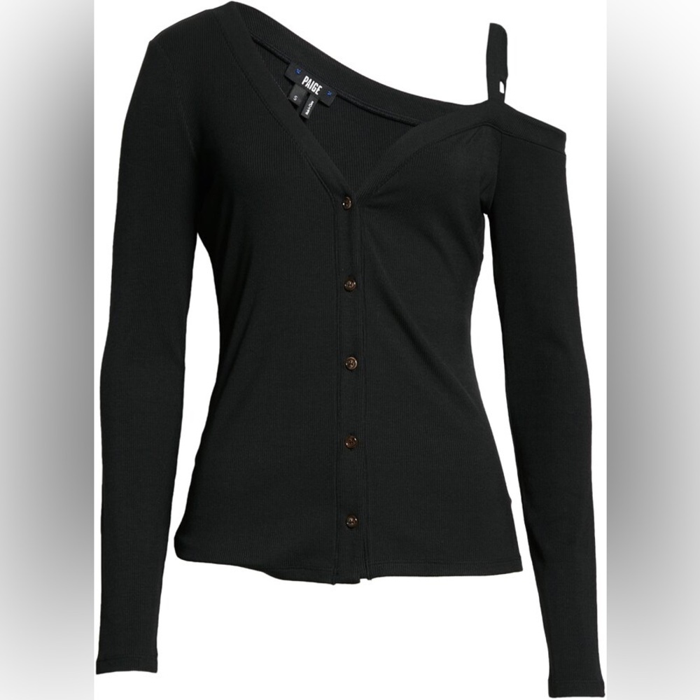 PAIGE Theresa Cardigan Black XXS NWT